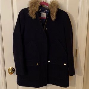 J.Crew Navy wool coat
